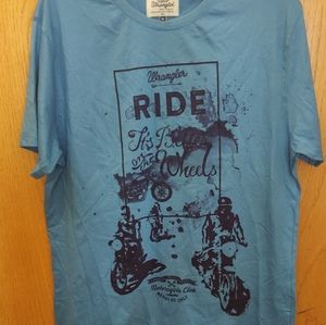 New Wrangler motorcycle club tshirt XL
